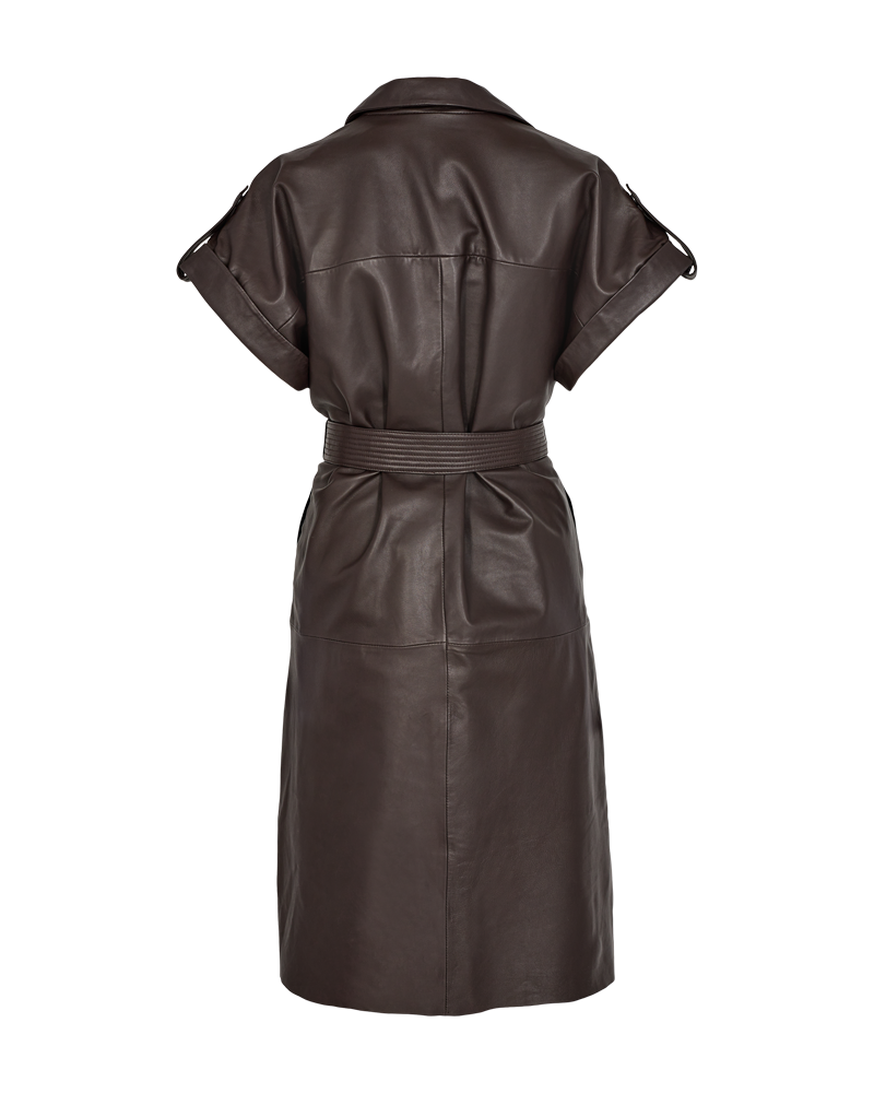 CMROYAL-DRESS IN BROWN