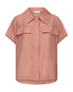 CMMOLLY - SHIRT WITH CHEST POCKETS IN ROSE