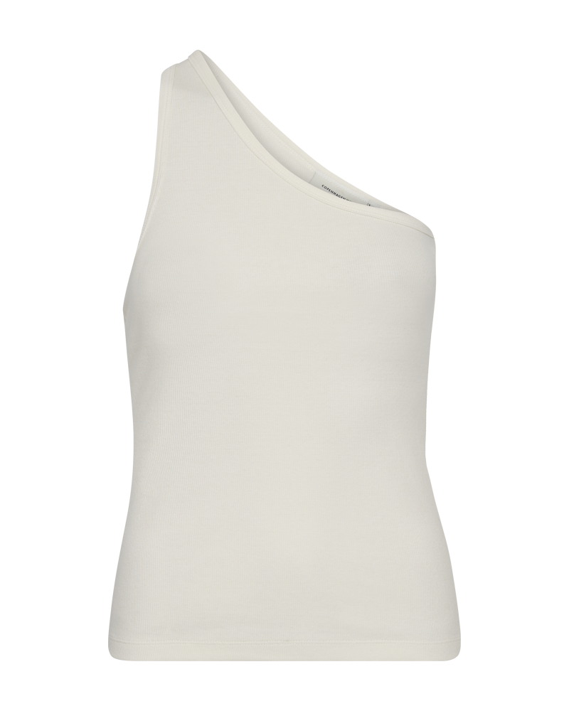 CMSIV - ONE-SHOULDER TOP IN WHITE