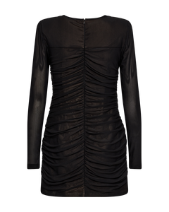 CMMEJSE - MESH DRESS IN BLACK