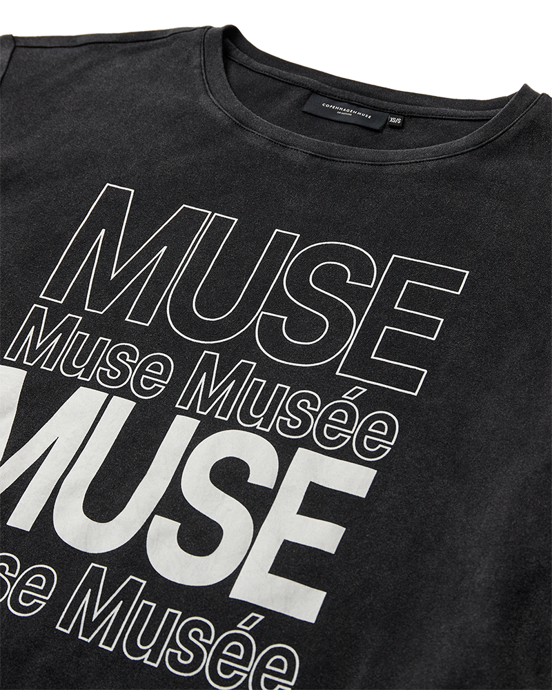 CMMUSE - T-SHIRT IN BLACK