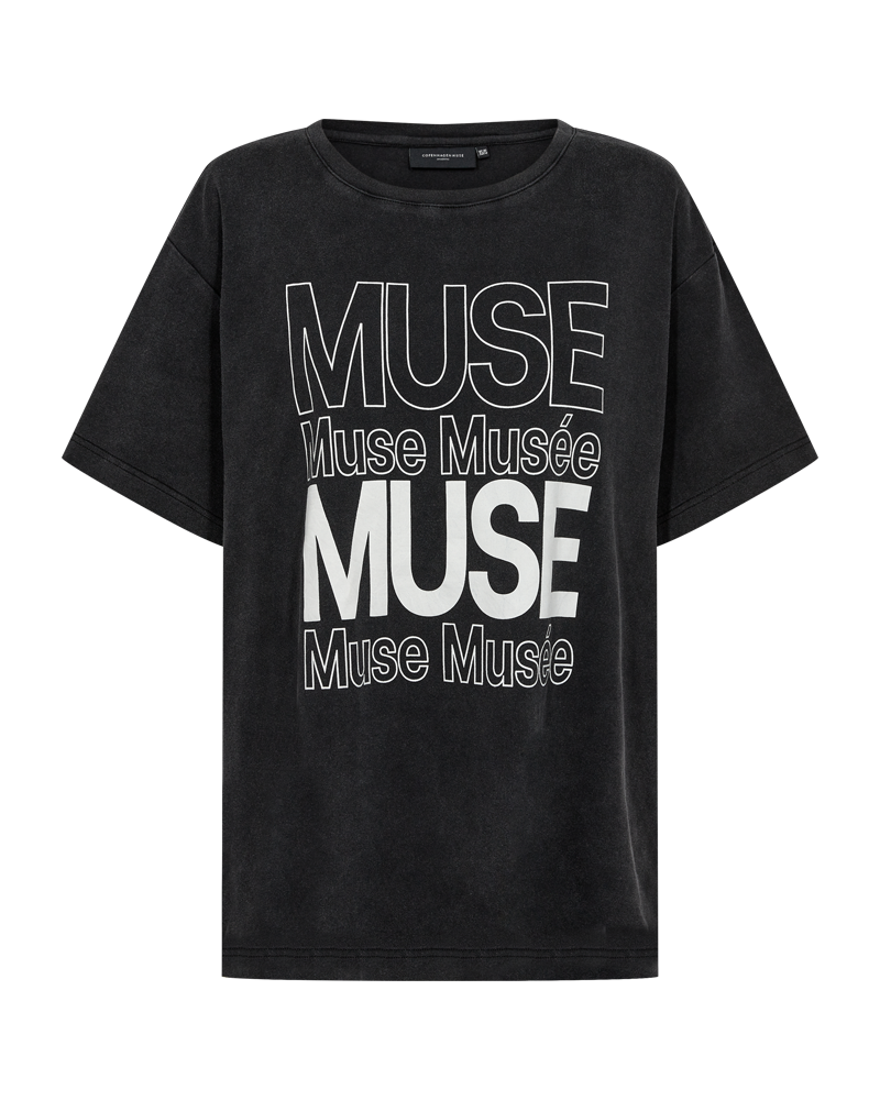 CMMUSE - T-SHIRT IN BLACK