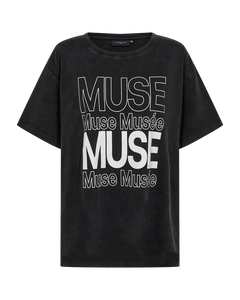 CMMUSE - T-SHIRT IN BLACK